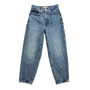 Madewell Jeans Womens 24 Corson Wash Balloon High Rise Iconic 80s Denim Barrel